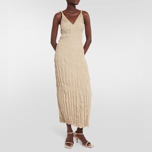Toteme Crinkle Silk Dress